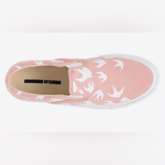 NIB Women’s Size 11 (Euro Sz 41) Alexander McQueen MCQ Swallow Slip-on Sneakers - Picture 1 of 14